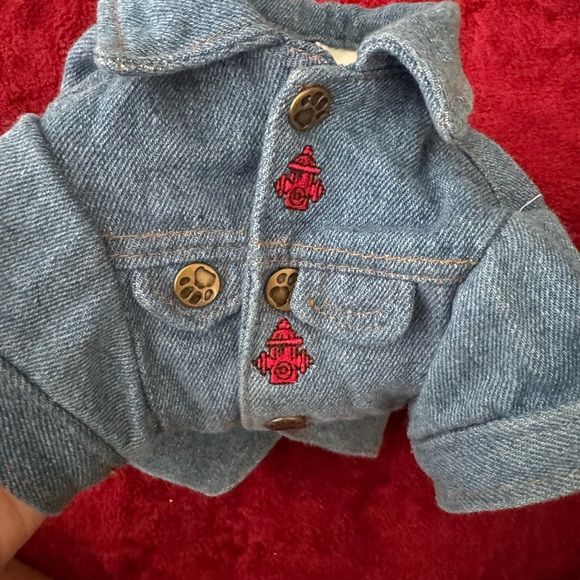 Adorable, doggy fire hydrant, denim jacket, DMC manufacturing company size s - Picture 3 of 6